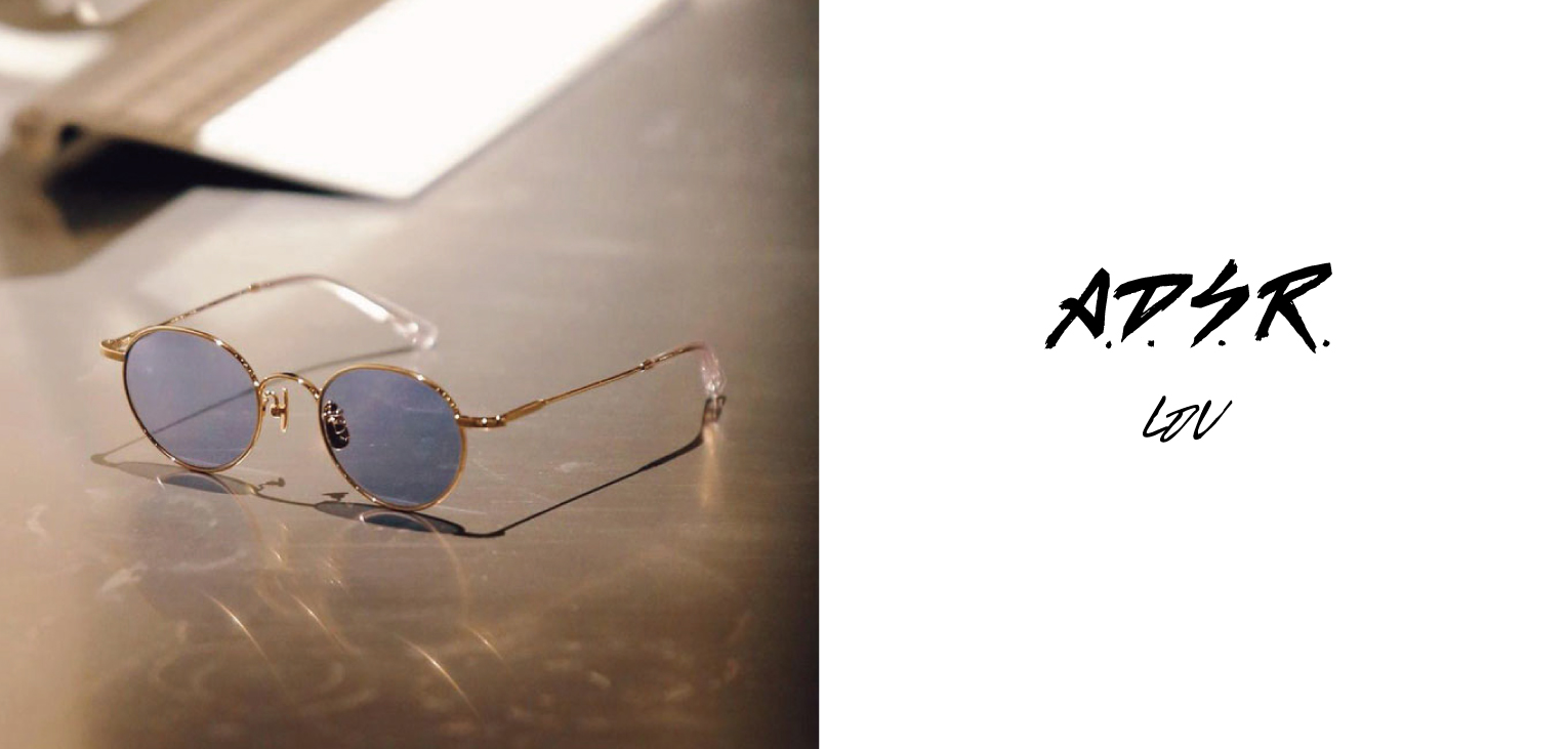 A.D.S.R LOU GOLD ゴールドフレームサングラスクリアレンズADSR A.D.S.R. エーディーエスアール LOU ルー サングラス ユニ