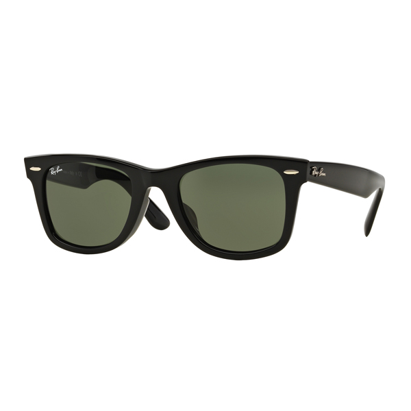 【Ray-Ban】 ORIGINAL WAYFARER CLASSIC オリジナルウェイファーラークラシック RB2140F 901 ブラック/グリーンクラシック G-15 フルフィット サングラス 54サイズ