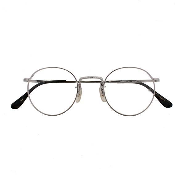 【OLIVER GOLDSMITH】 CHARLES45 チャールズ45 Silver メガネ 45サイズ