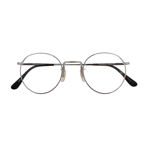 【OLIVER GOLDSMITH】 CHARLES47 チャールズ47 Silver メガネ 47サイズ