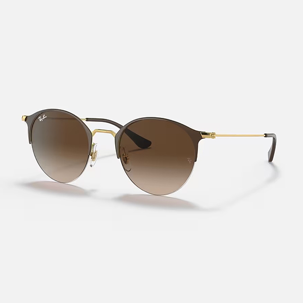 【Ray-Ban】RB3578 900913 ブラウンオンゴールド/ブラウングラディエントサングラス 50サイズ