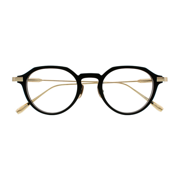 【THE WHITE SCREEN】 Slit スリット MBK/LGD（Matte Black/Light Gold） メガネ