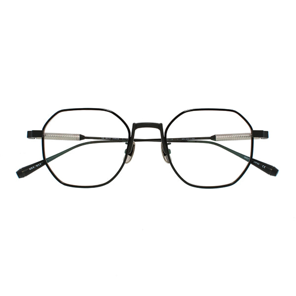 【THE WHITE SCREEN】 Hash ハッシュ MBK/MSV（MatteBlack/Matte Silver） メガネ