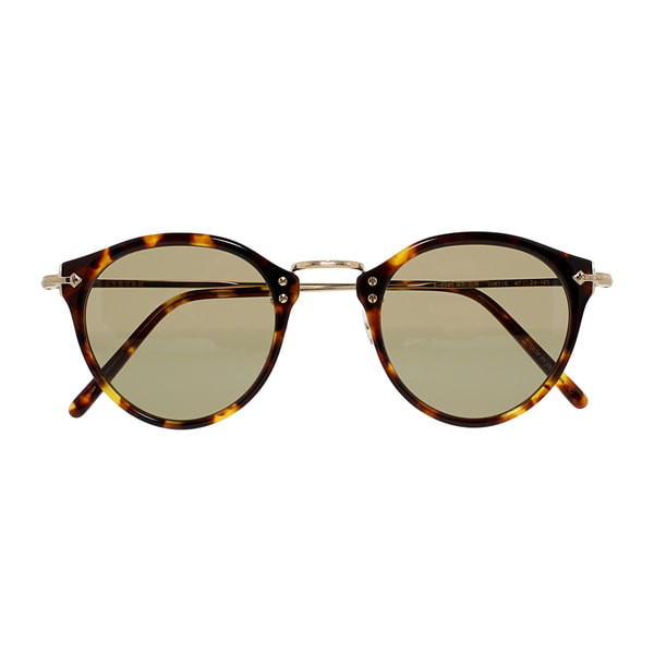 【EYEVAN】 CAPSULE COLLECTION E-0505-SUN（47） TORT/G（TORTOISE/GOLD） レンズカラー：SAND BROWN 偏光レンズ サングラス 47サイズ