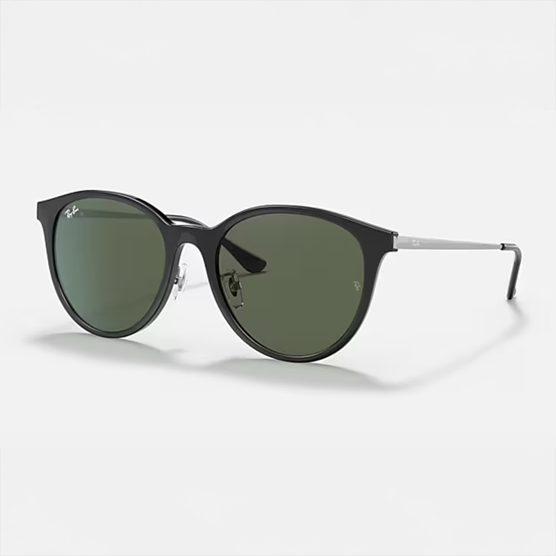 Ray-Ban ORB4334D サングラス ブラック/ブルー　⭐︎ レイバン公式ストア】 Ray-Ban® RB4334D サングラス | ブラック