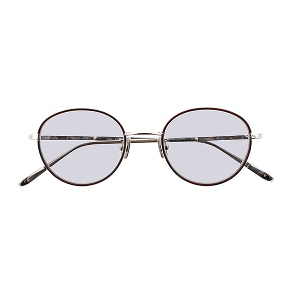 【One/Three Compound Frame】 cfa-06SG 60d（シルバー×デミ） レンズカラー：グレー サングラス