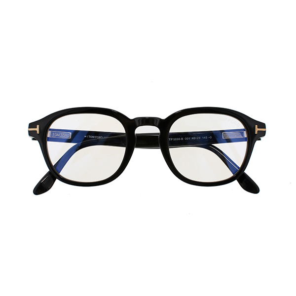 【TOM FORD】 TF5698-B 001 ブルーライトカット メガネ 48サイズ