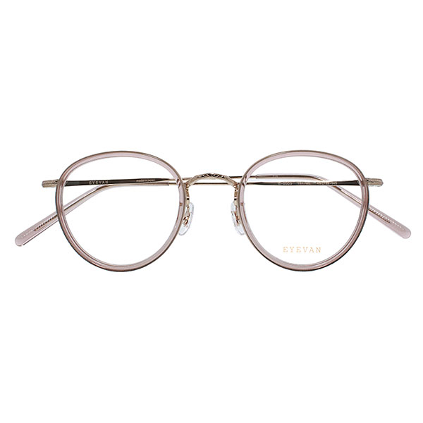 【EYEVAN】 CAPSULE COLLECTION E-0509 RBR/G（ROSY BROWN/WHITE GOLD） メガネ