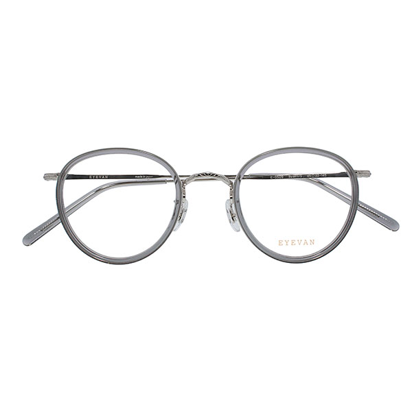【EYEVAN】 CAPSULE COLLECTION E-0509 SLGRY/S（SLATE GRAY/SILVER） メガネ