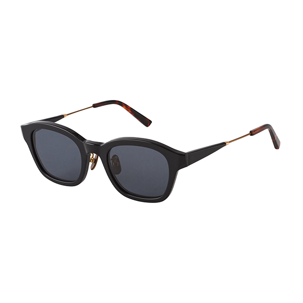 【A.D.S.R.】 FORGE フォージ 01（Shiny Black/Antique Gold） レンズカラー：Black サングラス