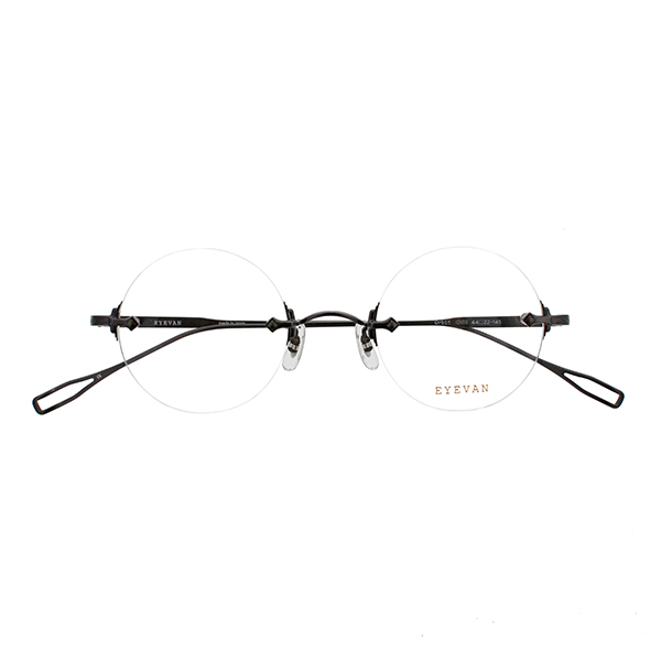 【EYEVAN】 Orbit（42） オービット42 GNBK（GUN BLACK） メガネ 42サイズ