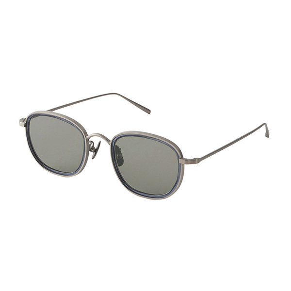 【A.D.S.R.】 ANUEL アヌエル 03（Clear Blue/Antique Silver） レンズカラー：Gray サングラス