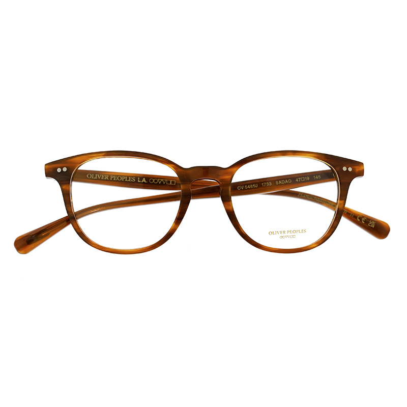 【OLIVER PEOPLES】 SADAO サダオ OV5481U 1733（Red Mahogany） メガネ