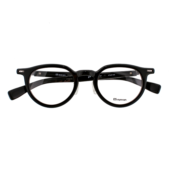 E5 eyevan | 【E5 eyevan】 p9 BK/ST（Black/Shirring Titanium