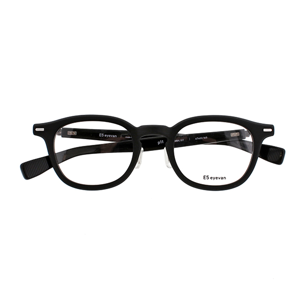 E5 eyevan | 【E5 eyevan】 p11 MBK/ST（Mat Black/Shirring