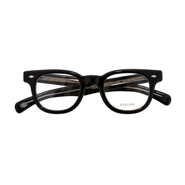【EYEVAN】 Cadet（45） カデット45 PBK（PIANO BLACK） 45サイズ メガネ