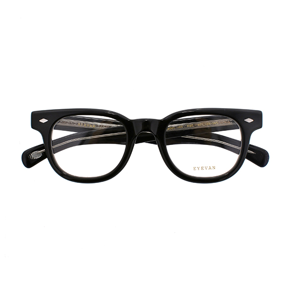【EYEVAN】 Cadet（47） カデット47 PBK（PIANO BLACK） 47サイズ メガネ