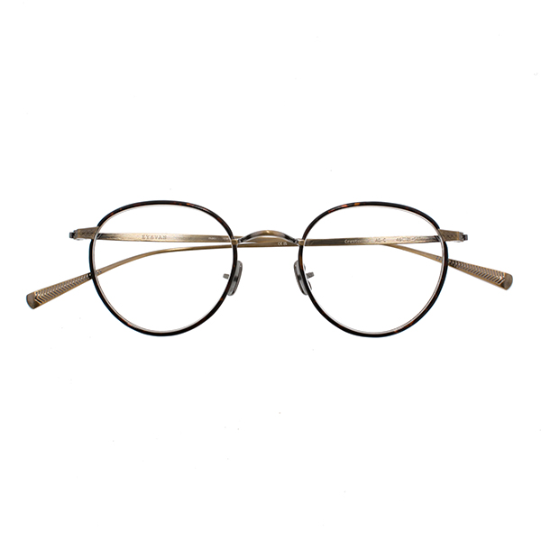 【EYEVAN】 Creston クレストン AG-C（ANTIQUE GOLD/DEMI七宝） メガネ