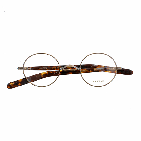【EYEVAN】 Helga ヘルガ AG（ANTIQUE GOLD） メガネ