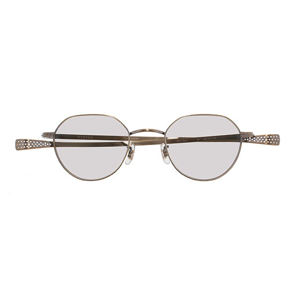 【EYEVAN】 Marshal マーシャル AG（ANTIQUE GOLD） レンズカラー：MEDIUM GRAY サングラス