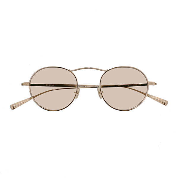【EYEVAN】 Safari サファリ G（GOLD） レンズカラー：LIGHT BROWN サングラス