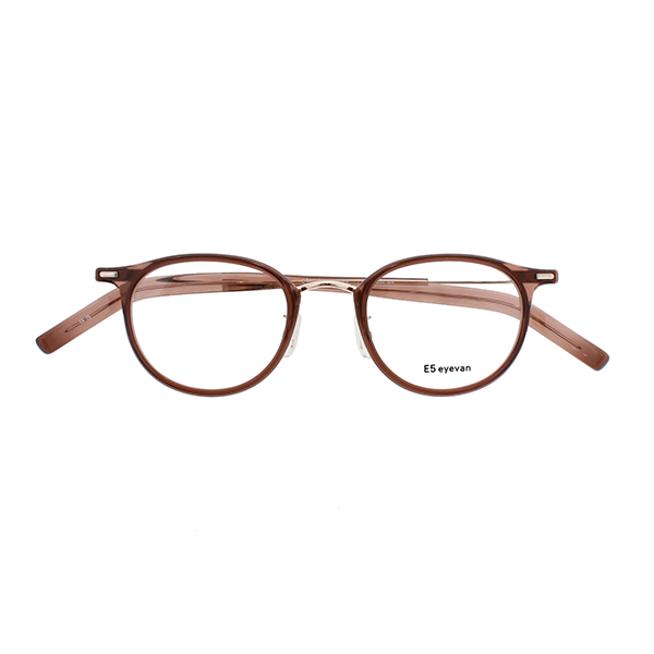 E5 eyevan | 【E5 eyevan】 c1 SMK/WG（Smoke/White Gold） メガネ