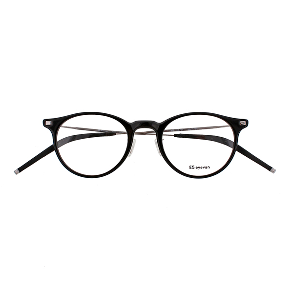 E5 eyevan | 【E5 eyevan】 p13 BK/ST（Black/Shirring Titanium