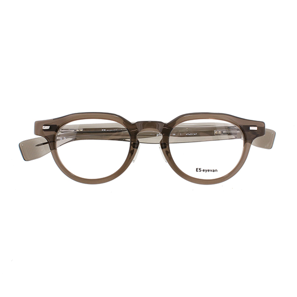 【E5 eyevan】 p14 SB（Smoke Brown） メガネ