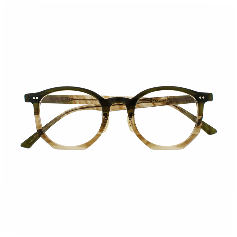 【ENALLOID】 MICK ミック 116（Olive Gradient） メガネ