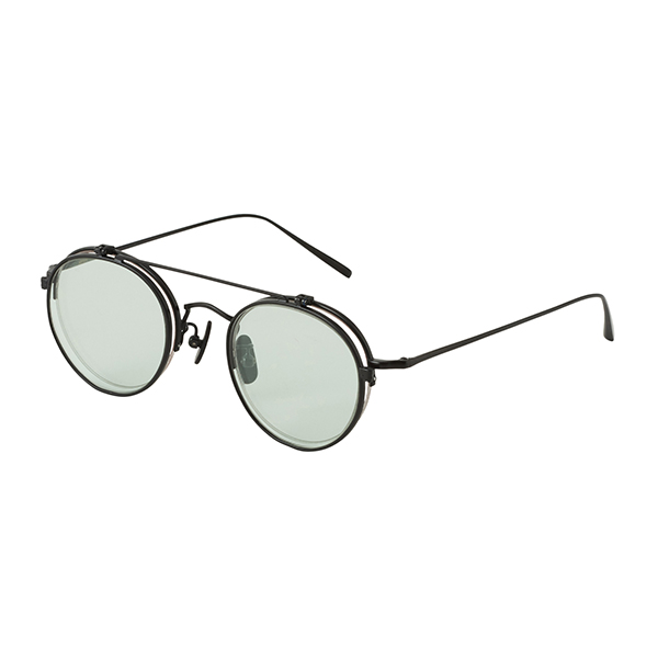 【A.D.S.R.】 LARS ラーシュ 01b（Matte Black） レンズカラー：Clear Green サングラス