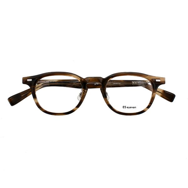 【E5 eyevan】 p16 AB（Aurora Brown） メガネ