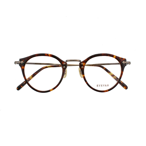 【EYEVAN】 CAPSULE COLLECTION E-0505（45） TORT/AG（TORTOISE/ANTIQUE GOLD） メガネ 45サイズ