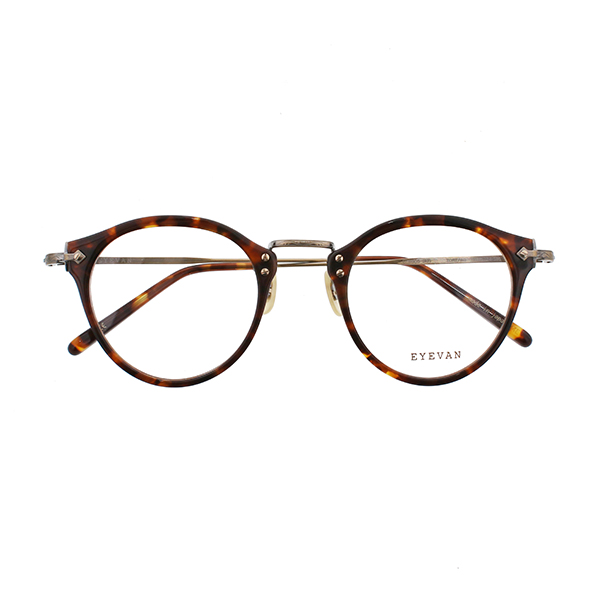 【EYEVAN】 CAPSULE COLLECTION E-0505（47） TORT/AG（TORTOISE/ANTIQUE GOLD） メガネ 47サイズ