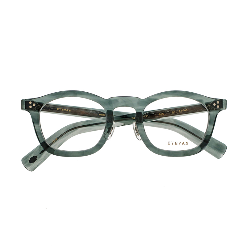【EYEVAN】 Sadler-CP サドラーCP AGN（ANTIQUE GREEN） クリングスタイプ メガネ 47サイズ