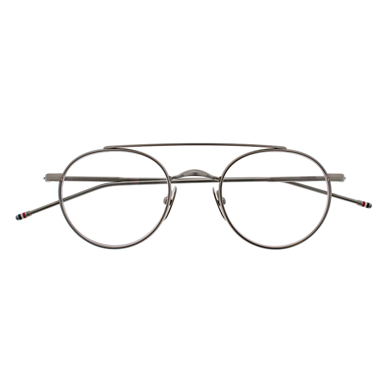 【THOM BROWNE】 UEO101A-035-49（Matte Silver） メガネ 49サイズ