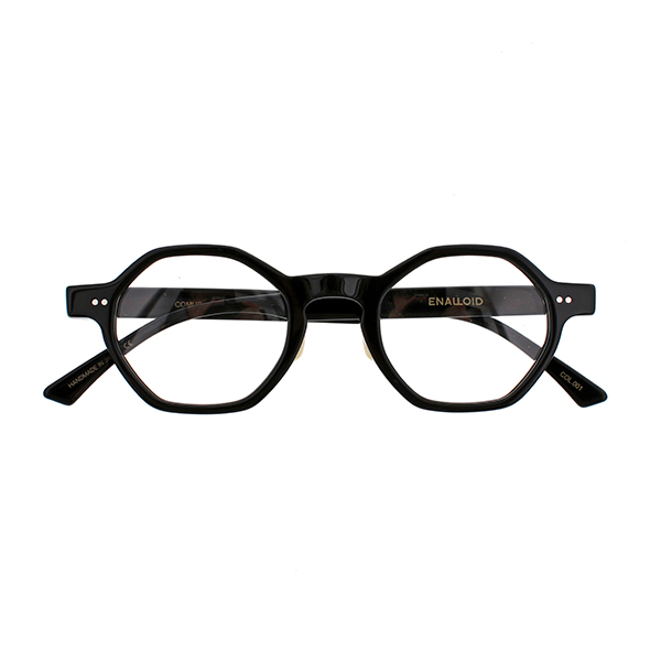 【ENALLOID】 COMUS コーマス 001（Black） メガネ