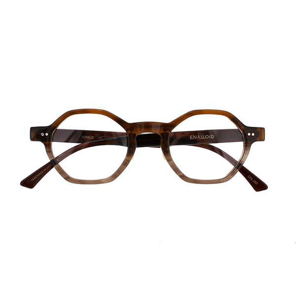 【ENALLOID】 COMUS コーマス 202（Brown Gradient） メガネ