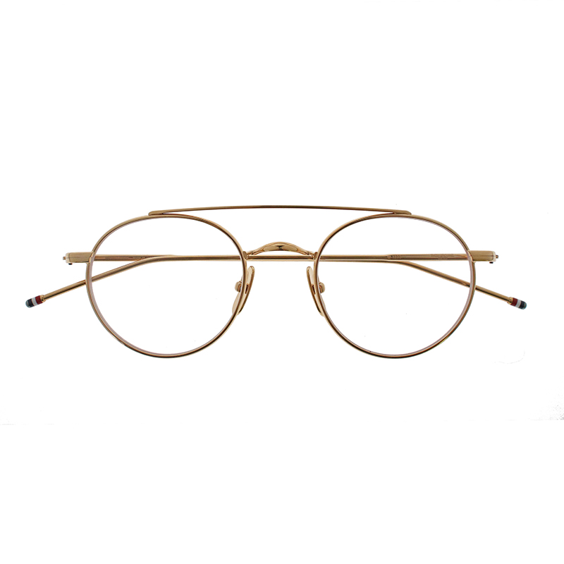 【THOM BROWNE】 UEO101A-715-49（Gold） メガネ 49サイズ