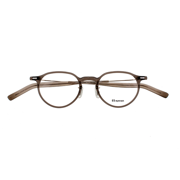 E5 eyevan | 【E5 eyevan】 p4（45） SB/WG（Smoke Brown/White Gold