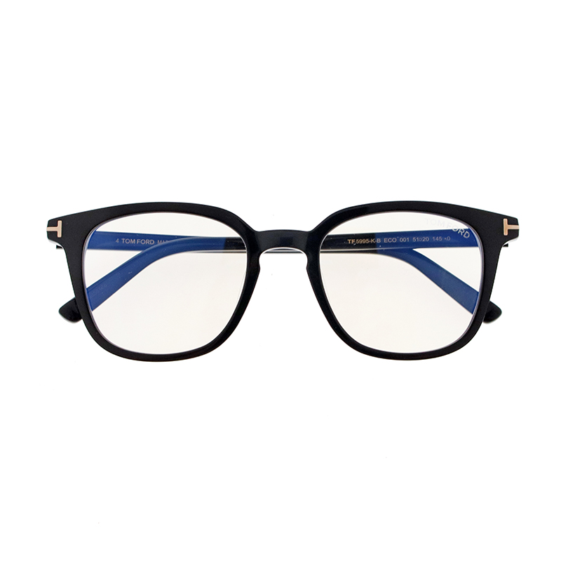 【TOM FORD】 TF5995-K-B ECO 001 アジア企画モデル ブルーライトカット メガネ 51サイズ