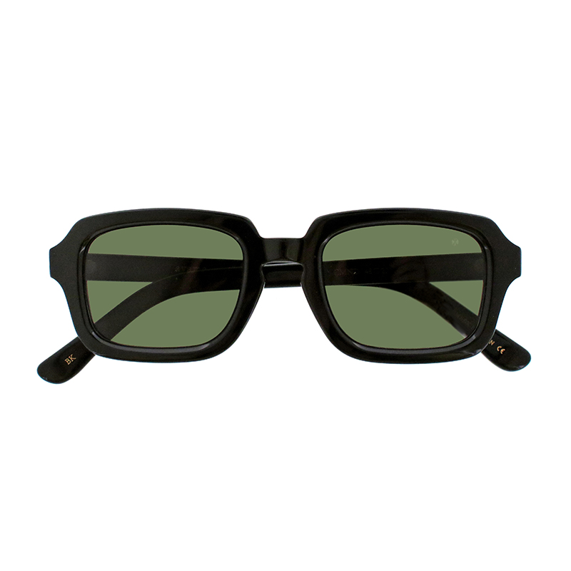 【ayame】 CMND BK（Black）レンズカラー：Dark Green サングラス