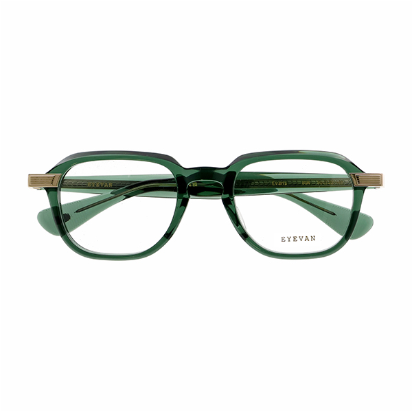 【EYEVAN】 Evans エヴァンス BGN（BOTTLE GREEN） メガネ