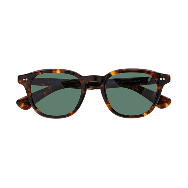【EYEVAN】 Shelton（49） シェルトン49 TORT（TORTOISE）レンズカラー：CHROME GREEN サングラス 49サイズ