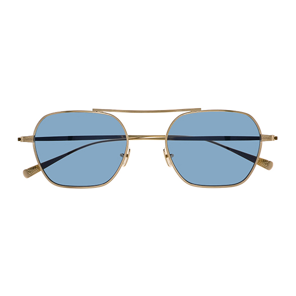 【EYEVAN】 Stripes ストライプス BG（BRUSH GOLD）レンズカラー：BLUE サングラス