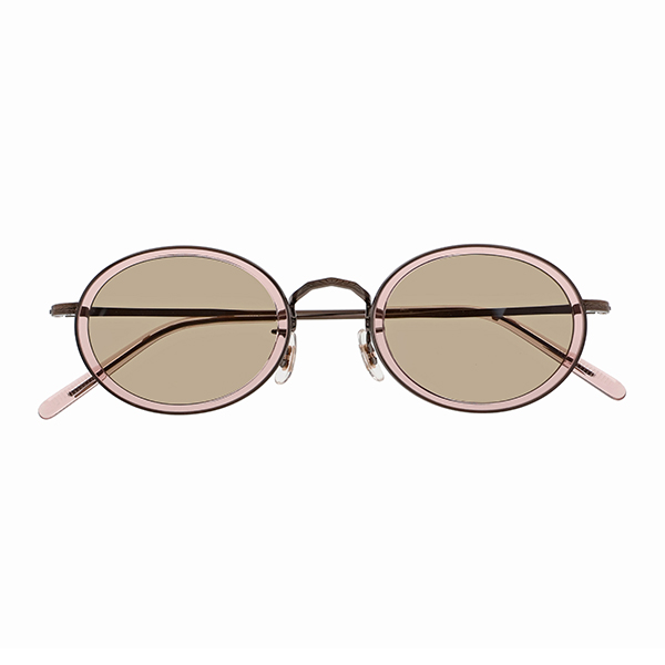 【EYEVAN】 CAPSULE COLLECTION E-0516 PGPK/BUMB（PALE GENTLE PINK/BURNT AMBER）レンズカラー：SAND BROWN サングラス