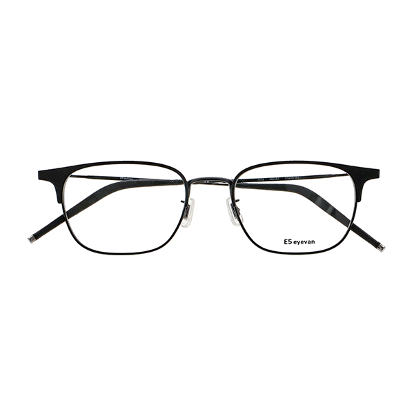 【E5 eyevan】 m16 MBK/BK（Mat Black/Black） メガネ