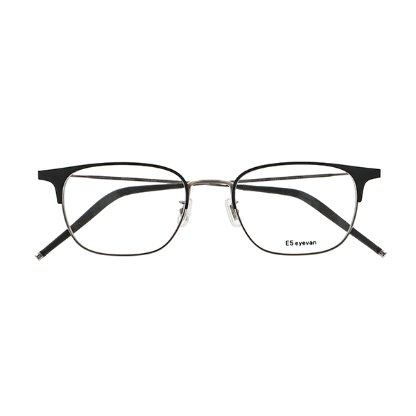 【E5 eyevan】 m16 MBK/ST（Mat Black/Shirring Titanium） メガネ