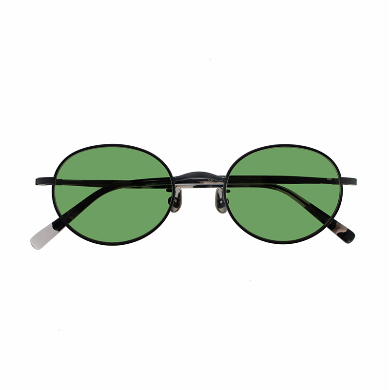 【BLANC..】 B0020 BLACK MAT/V.GRN サングラス