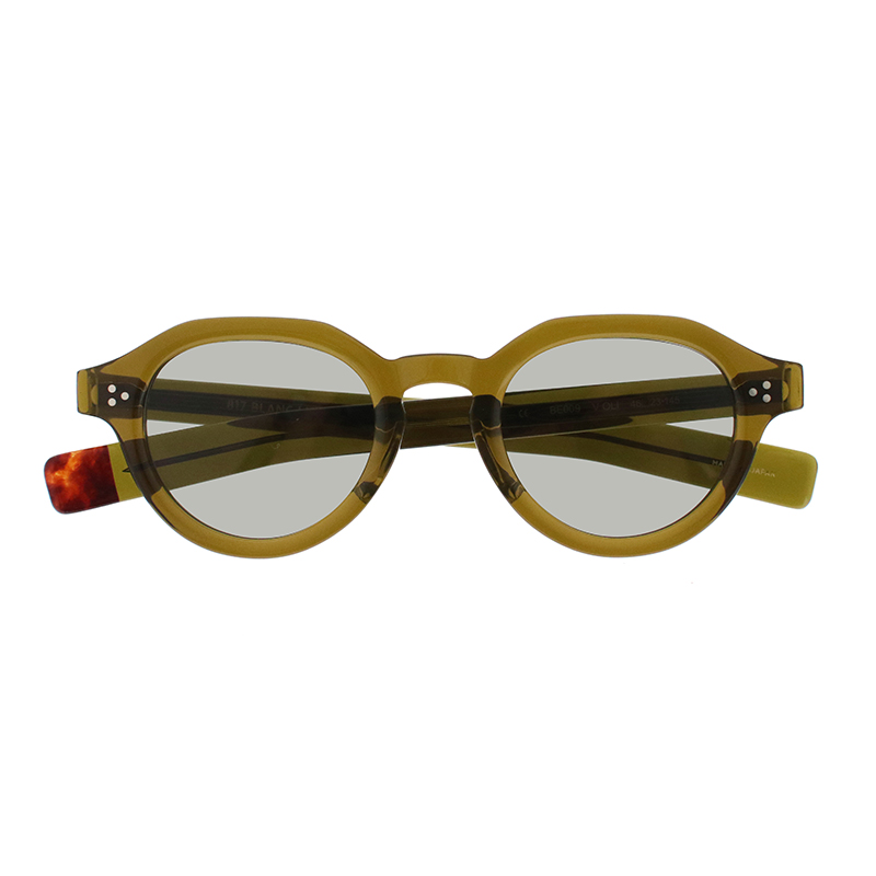 【817 BLANC LNT】BE009  VINTAGE OLIVE/M.GRY サングラス