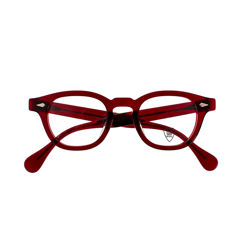 【JULIUS TART OPTICAL】 AR44/22-Ac（OX Blood Red） メガネ 44サイズ（ブリッジ22mm）